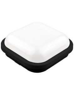 Plafón LED Exterior Cuadrado Negro 20W IP65 Matel - 1