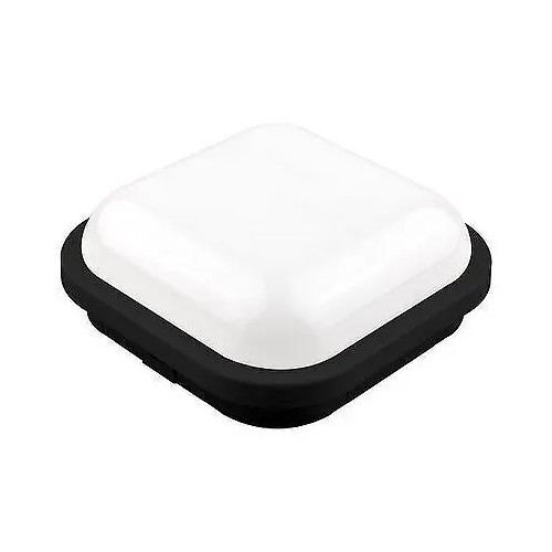 Plafón LED Exterior Cuadrado Negro 20W IP65 Matel - 1