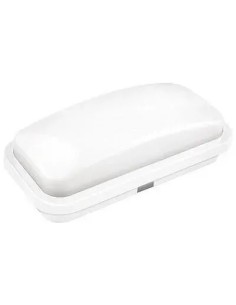 Plafón LED Exterior Rectangular Blanco 15W IP65 Matel - 1