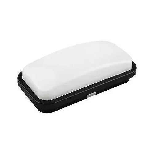 Plafón LED Exterior Rectangular Negro 15W - 1