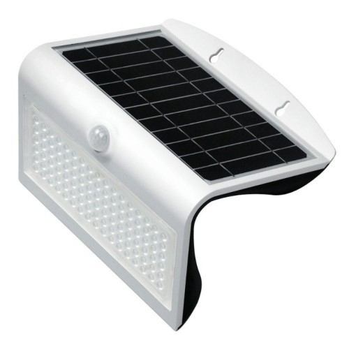 Aplique Solar Exterior LED Blanco con Sensor 8W Korpass - 1