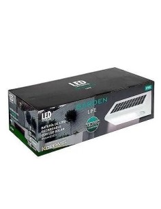 Aplique Exterior LED Rectangular Blanco Sensor 27CM 8W Korpass - 1 2
