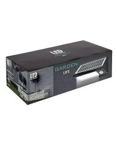 Aplique Rectangular Exterior LED Negro 8W 27CM con Sensor Korpass - 1 2