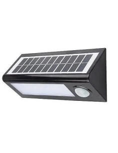 Aplique Rectangular Exterior LED Negro 8W 27CM con Sensor Korpass - 1
