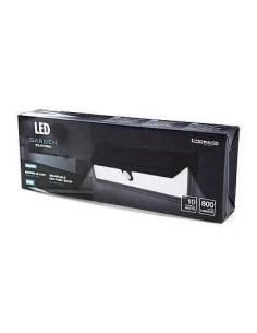 Aplique Exterior LED Solar 10W Negro con Sensor Korpass - 1 2