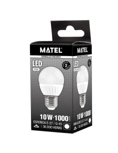 Bombilla LED Esférica E27 10W 1000 lm Matel - 1 2