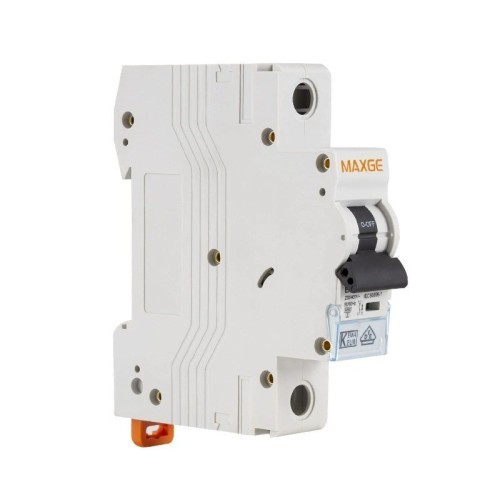 Interruptor Magnetotérmico Vivienda 1 Polo 6-40A 6kA Curva C Maxge - 1 Interruptor Magnetotérmico Vivienda 1 Polo 6-40A 6kA Curva C Maxge - 1