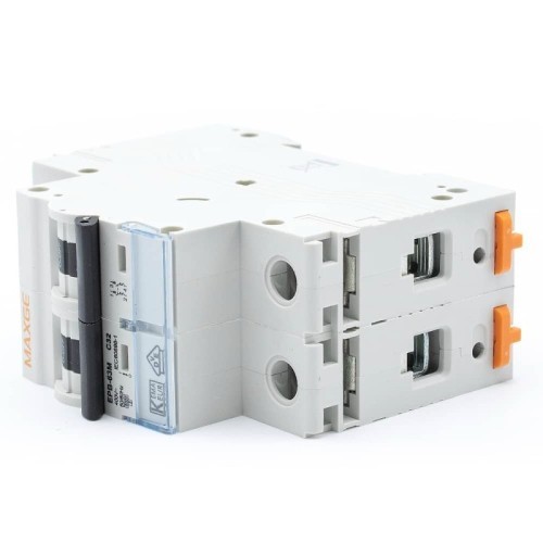 Interruptor Magnetotérmico Terciario Maxge 2P 6-63A 6kA Curva C - 2 Interruptor Magnetotérmico Terciario Maxge 2P 6-63A 6kA Curva C - 2