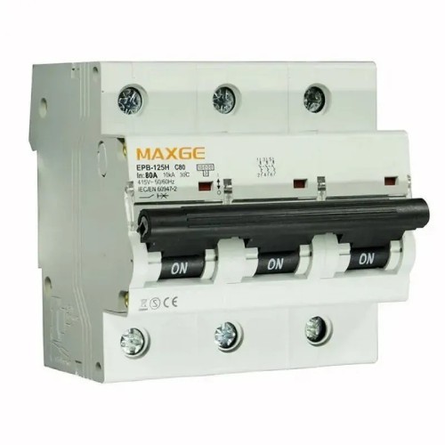 Automático Magnetotérmico Industrial 3 Polos 80-125A 10kA Maxge - 1
