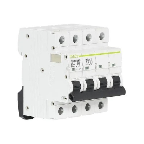 Automático Magnetotérmico Industrial Matis 4P 40-63A 10kA - 1 Automático Magnetotérmico Industrial Matis 4P 40-63A 10kA - 1