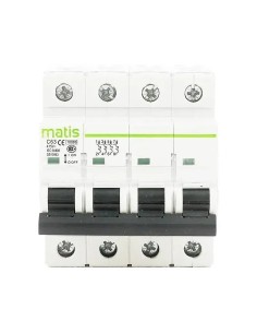 Automático Magnetotérmico Industrial Matis 4P 40-63A 10kA - 1 2