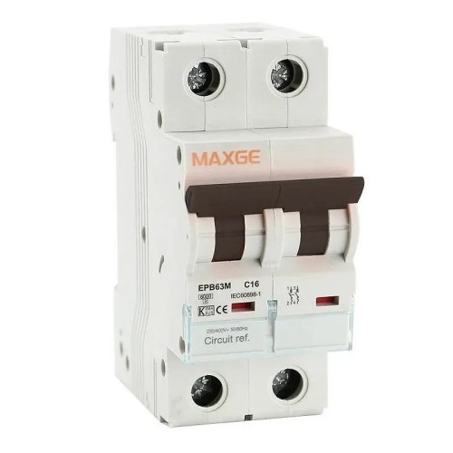 Automático Magnetotérmico 10-63A 2P corriente continua 500V Maxge - 1