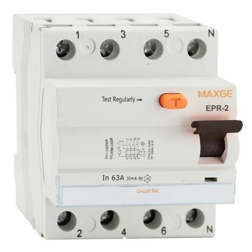 Diferencial Superinmunizado Maxge 25-63A 4 Polos 30mA - 1