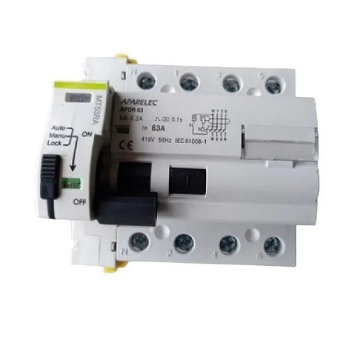 Diferencial Inmunizado 4P 40-63A 30mA auto-rear Aparelec - 1