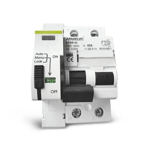 Diferencial Autorearmable Inmunizado 2P 40-63A 30mA Aparelec - 1