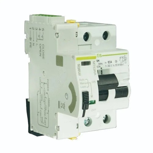 Reconectador Automático Diferencial 2P 30mA 40-63A 10kA 3 rearmes - 2 Reconectador Automático Diferencial 2P 30mA 40-63A 10kA 3 rearmes - 2