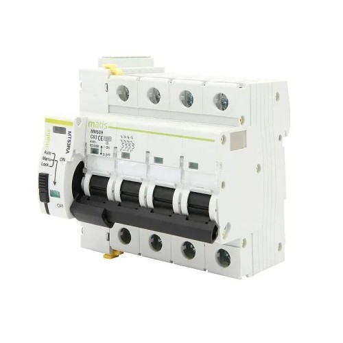 Reconectador Interruptor Diferencial 30mA 40-63A 4P 10kA 3 rearmes - 1