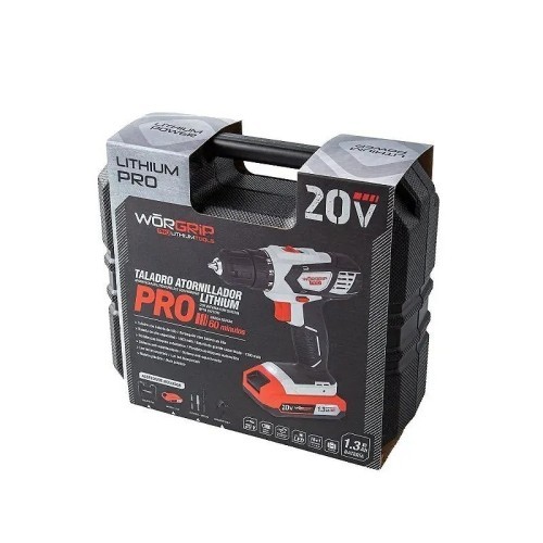 Taladro Atornillador 20V Batería 1.3AH Worgrip Taladro Atornillador 20V Batería 1.3AH Worgrip