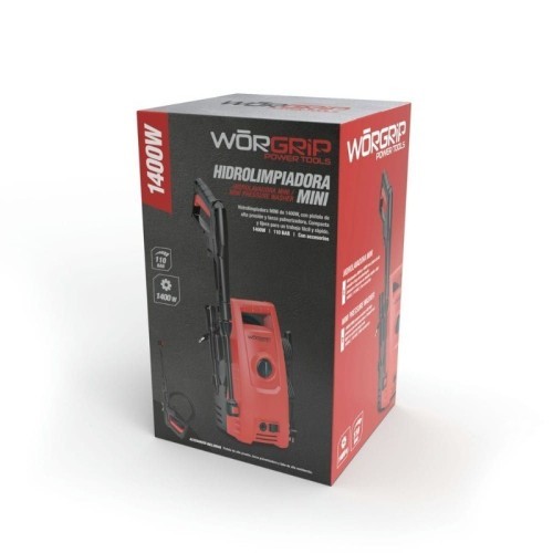 Hidrolimpiadora Mini Worgrip 1400W 110 Bar Hidrolimpiadora Mini Worgrip 1400W 110 Bar