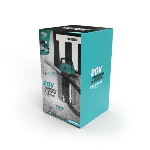Aspirador de Cenizas por Batería 40V Vatton Aspirador de Cenizas por Batería 40V Vatton