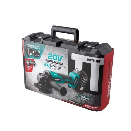 Amoladora Brushless 115/125MM 20V Vatton con 1 batería 6.0Ah - 2