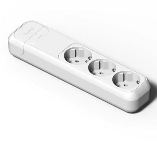 Famatel 2503 Regleta de 3 Enchufes TT sin cable blanca 16A 250V