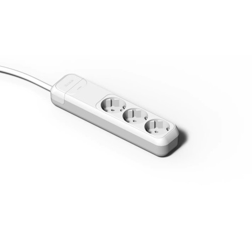 Base 3 tomas TT con alargador de 1,5 m Famatel 2513 - 1