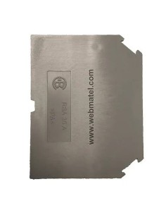 TAPA POR  FINAL PARA BORNDE DE PASO DE 35 MM2 GRIS - 1