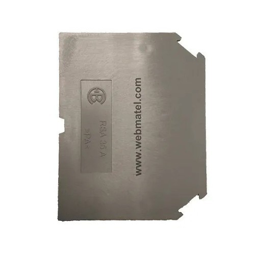 TAPA POR  FINAL PARA BORNDE DE PASO DE 35 MM2 GRIS - 1