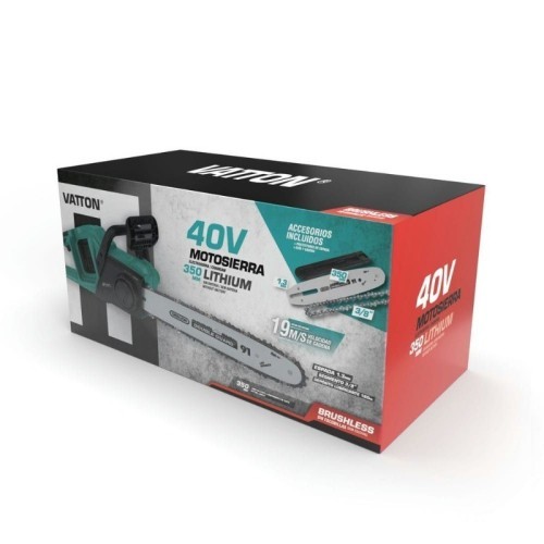 Motosierra de Batería Brushless Vatton 40V Motosierra de Batería Brushless Vatton 40V