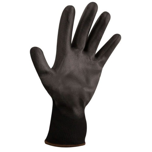 Guantes de Poliuretano Nylon Negro Workfit Talla 6-10