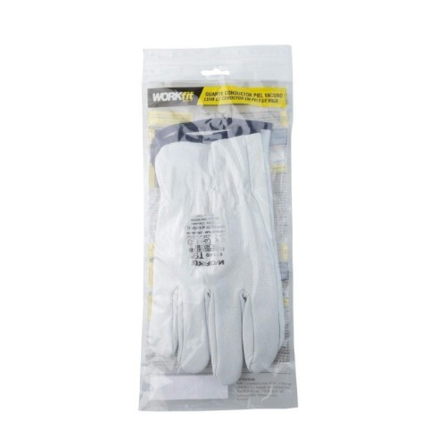 Guantes de Conductor Piel Vacuno Natural Workfit