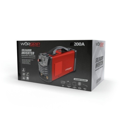 Soldadora MMA Inverter 200A 230V Worgrip