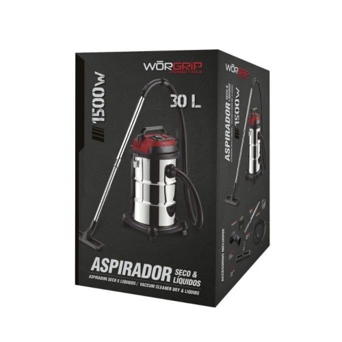 Aspirador Limpiador Seco/Líquido Worgrip 1500W 30L