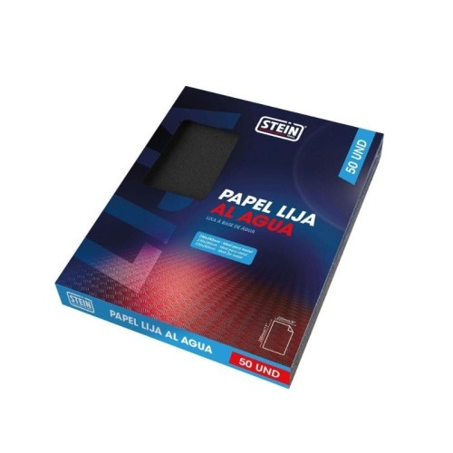 Papel Lija Grano Fino 180 - 600 Stein (50 unidades)