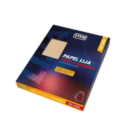 Papel Lija Yeso/Madera Grano 30 - 180 Stein (50 unidades)
