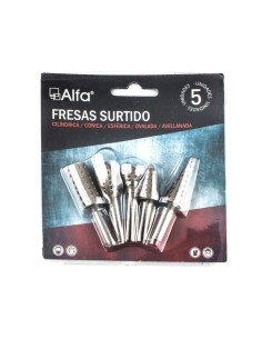 Juego Fresas 5 Piezas Espiga M6 Stein 2