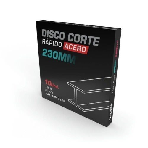 Disco de Corte Rápido 230x1,9MM para Acero Vatton