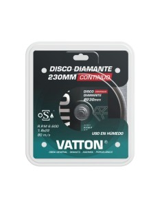Disco de Corte Segmentado Diamante Osa Vatton 230x1,8MM 2
