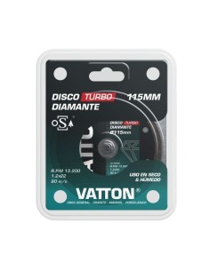 Disco Turbo Diamante Osa 115x1,2MM Vatton 2
