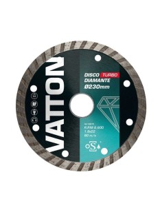 Disco de Corte Turbo Diamante Porcelánico 115x1,4MM Vatton