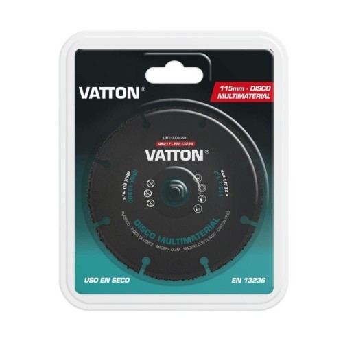 Disco Multimaterial Segmentado 115x1,2MM Vatton