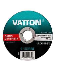 Disco de Desbaste para Metal 115x6 Vatton