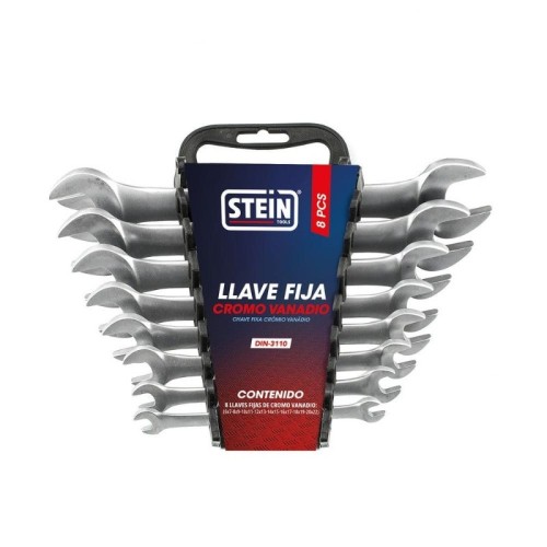 Juego de Llaves Fijas 8 Piezas 6 - 22MM Stein
