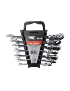 Juegos de Llaves Fijas Combinadas con Carracas 7 Piezas Stein 2