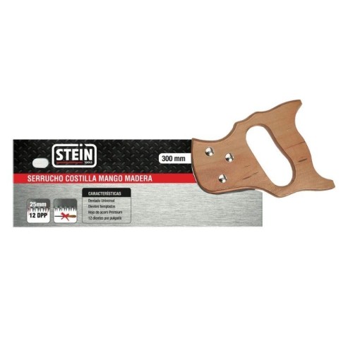 Serrucho de Costilla 300MM con Mango de Madera Stein