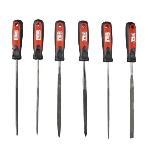 Juego de Mini Limas 6 Piezas Longitud 140MM Stein