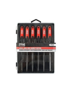 Juego de Mini Limas 6 Piezas Longitud 140MM Stein 2