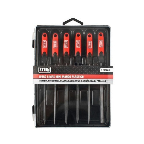 Juego de Mini Limas 6 Piezas Longitud 140MM Stein
