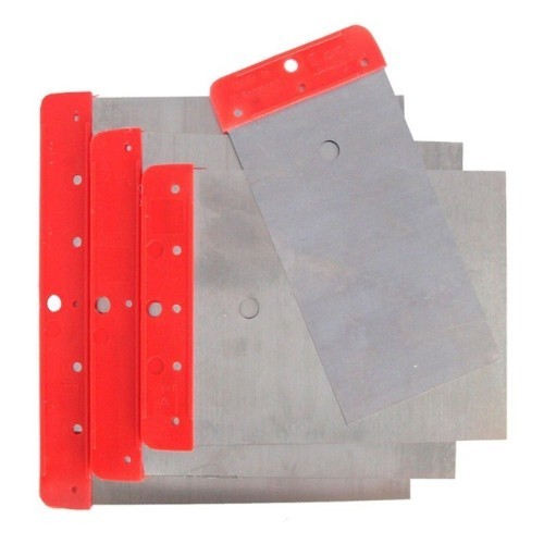 Juego de 4 Espátulas Metálicas Stein 50/80/100/120MM